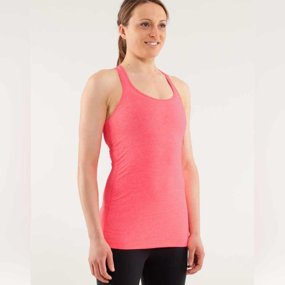 Lululemon Cool Racerback Heathered Flash size 2